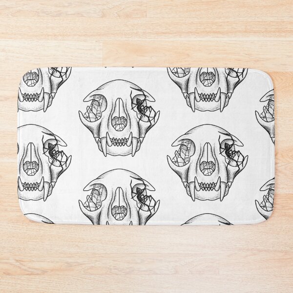 Item preview, Cat Skull with Spider Illustration designed and sold by Idle Morrow.