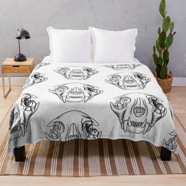 Item preview, Cat Skull with Spider Illustration designed and sold by Idle Morrow.