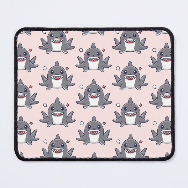 Item preview, Cute Kawaii Shark Pattern designed and sold by PatternInArt.