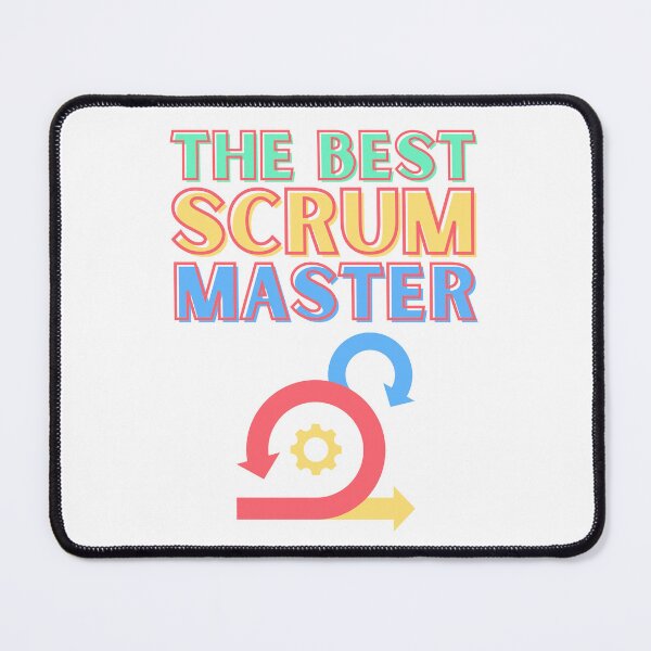 Item preview, The best Scrum master; Colorful scheme designed and sold by Drawmecute.