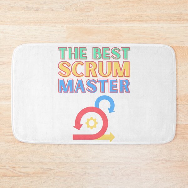 Item preview, The best Scrum master; Colorful scheme designed and sold by Drawmecute.