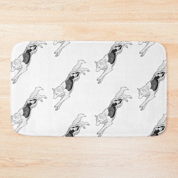 Item preview, Wolf Skeleton Illustration designed and sold by Idle Morrow.