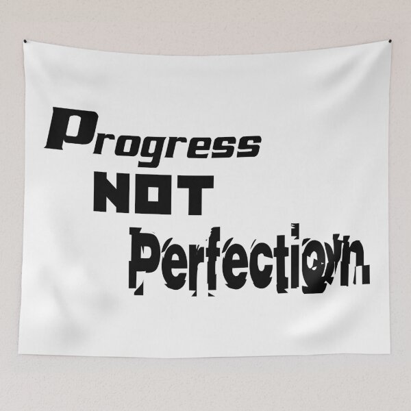 Item preview, Progress not Perfection designed and sold by 101univers.