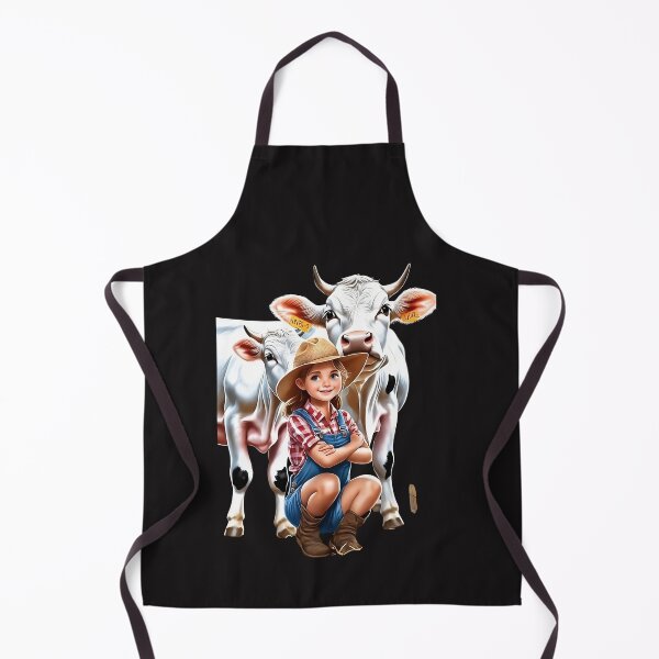Item preview, Budding Farmer: Young Girl with Her Cow Collection designed and sold by Wonder Pixel Studio.