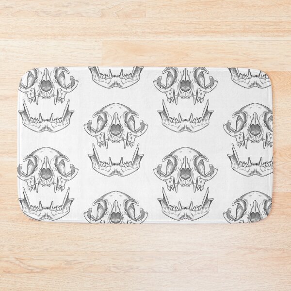 Item preview, Cat Skull Illustration designed and sold by Idle Morrow.