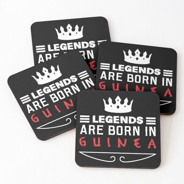 Item preview, Legends are born in Guinea designed and sold by BYNDART.