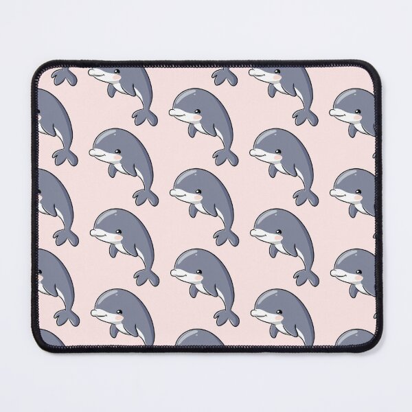Item preview, Cute Kawaii Dolphin Pattern designed and sold by PatternInArt.