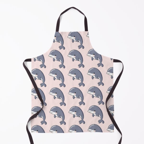 Item preview, Cute Kawaii Dolphin Pattern designed and sold by PatternInArt.