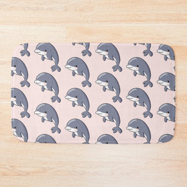 Item preview, Cute Kawaii Dolphin Pattern designed and sold by PatternInArt.