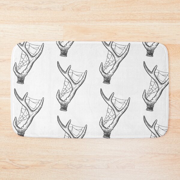 Item preview, Antler with Spiderweb Illustration designed and sold by Idle Morrow.