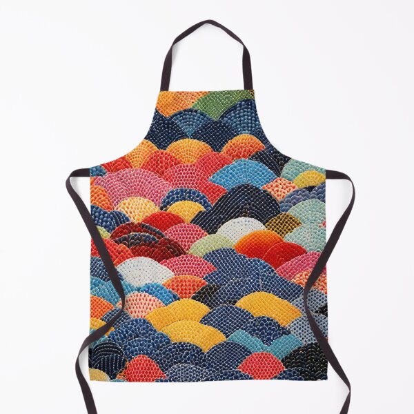 Item preview, Seigaiha Sashiko Pattern designed and sold by letsgetinspired.