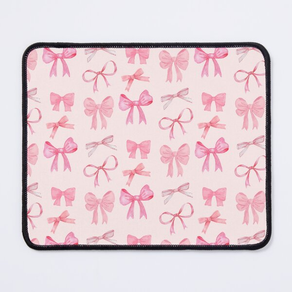 Item preview, Watercolor Pink Ribbon Bows designed and sold by tartagain.