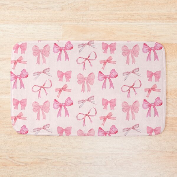 Item preview, Watercolor Pink Ribbon Bows designed and sold by tartagain.