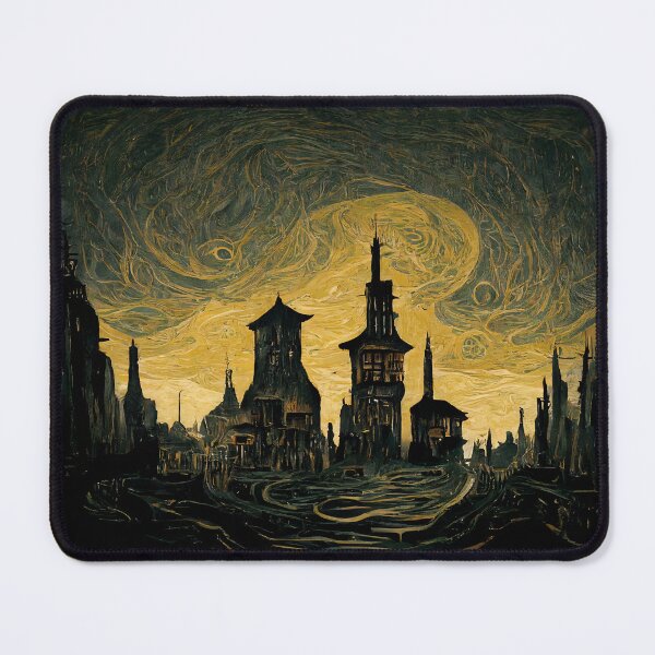 Item preview, Lovecraftian Cities - Impressionist Carcosa designed and sold by CarcosaShop.
