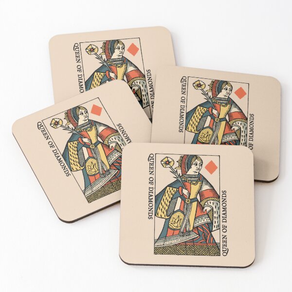 Item preview, Classic Character of Playing Card Queen of Diamonds designed and sold by KewaleeTee.