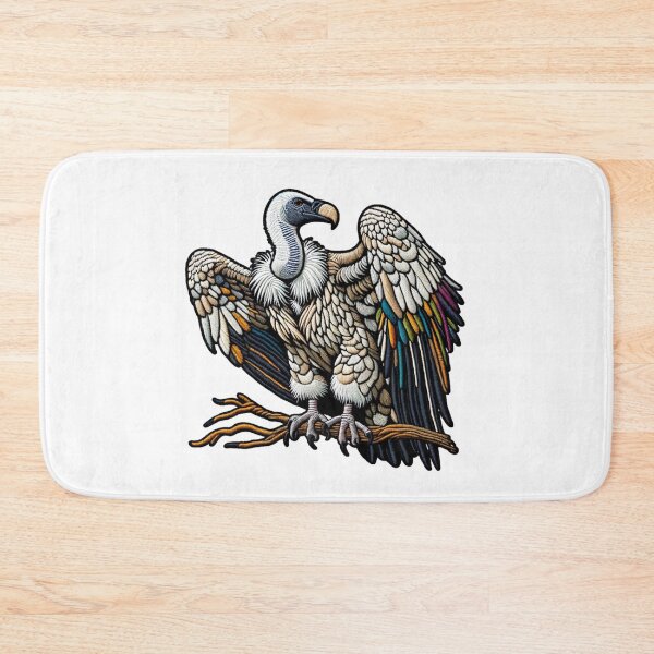 Item preview, Embroidered Meanacing California Vulture Bird Predator Animal  designed and sold by kylmllr101684.