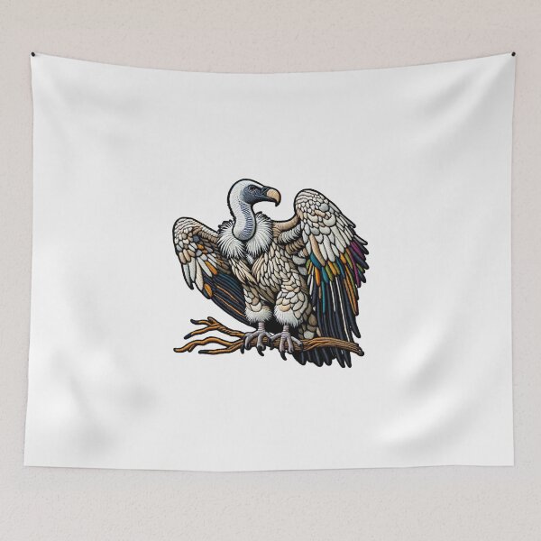 Item preview, Embroidered Meanacing California Vulture Bird Predator Animal  designed and sold by kylmllr101684.