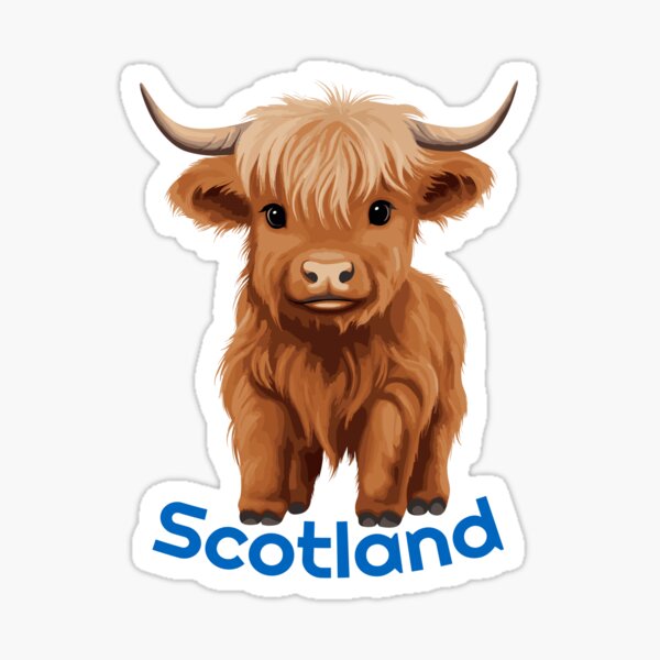 Item preview, Scottish Design with Highland Cow designed and sold by Aux Arc.