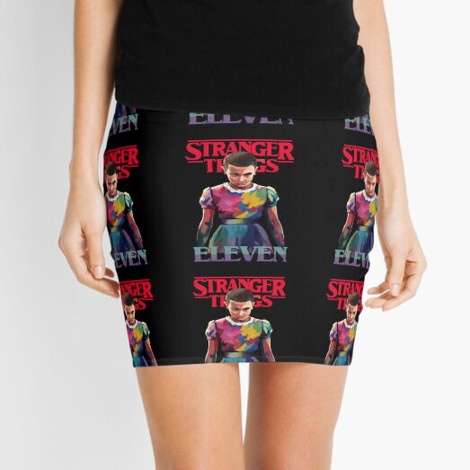 Item preview, STRANGER THINGS, Eleven, El, 11 (black background) designed and sold by bekksa.