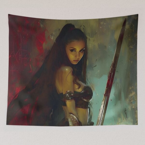 Item preview, Warrior Woman - Fantasy Art designed and sold by Seeker7Seven.