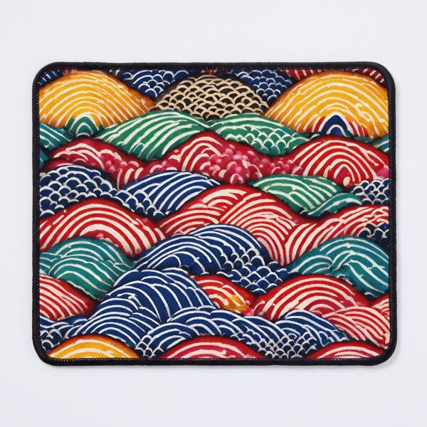 Item preview, Seigaiha Sashiko Pattern designed and sold by letsgetinspired.