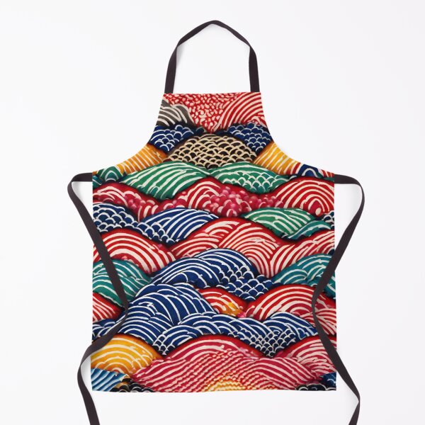 Item preview, Seigaiha Sashiko Pattern designed and sold by letsgetinspired.