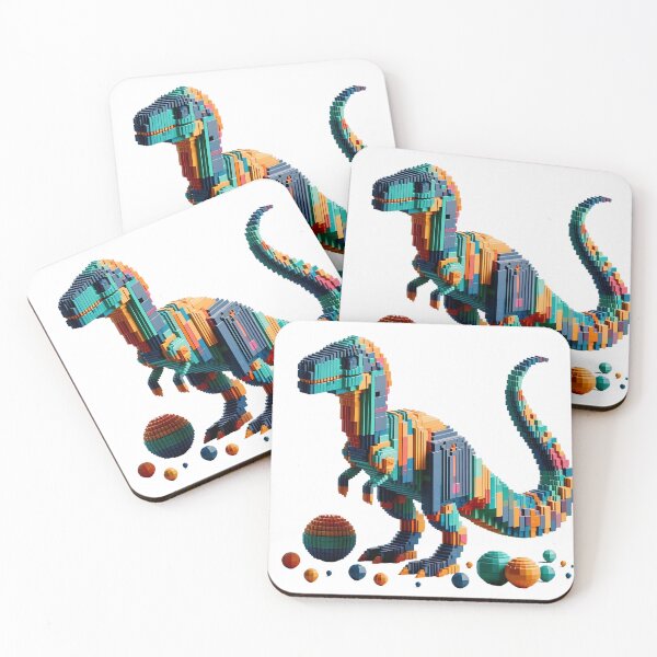 Item preview, Geometric dinosaur designed and sold by Alibeyoglu.