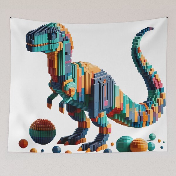 Item preview, Geometric dinosaur designed and sold by Alibeyoglu.