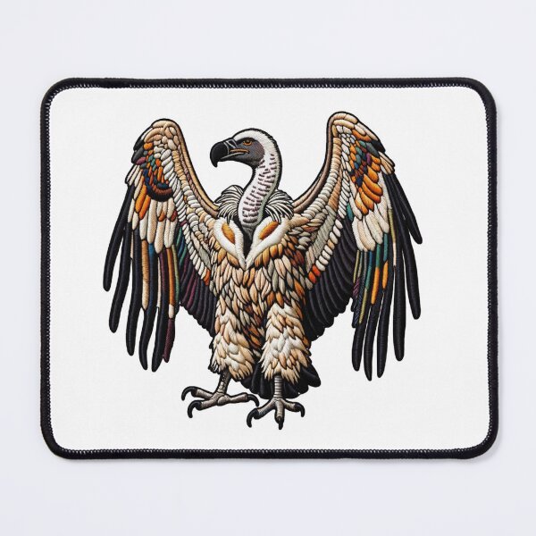 Item preview, Sewn Patch of Meanacing California Vulture Bird Predator Animal designed and sold by kylmllr101684.