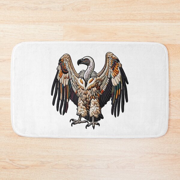 Item preview, Sewn Patch of Meanacing California Vulture Bird Predator Animal  designed and sold by kylmllr101684.