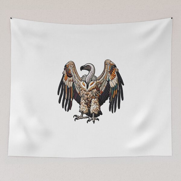 Item preview, Sewn Patch of Meanacing California Vulture Bird Predator Animal  designed and sold by kylmllr101684.