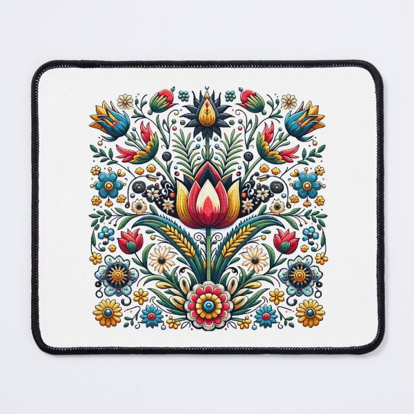 Item preview, Floral Collage Tulip - A Nautical tribute to Kashubian Folklore designed and sold by DesignPoland.