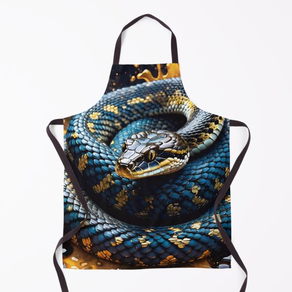 Item preview, Blue Gold Spotted Rattlesnake designed and sold by TheArtOfPat.