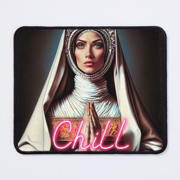 Artikelvorschau, Veränderte Kunst Frau im Gebet Chill entworfen und verkauft von PyxieZen.