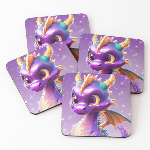 Item preview, Cute Purple Dragon designed and sold by Geek-Girl-Art.