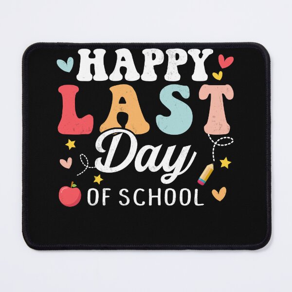 Item preview, Happy Last Day Of School Funny Kids Teacher Groovy Style designed and sold by MobyStickers.