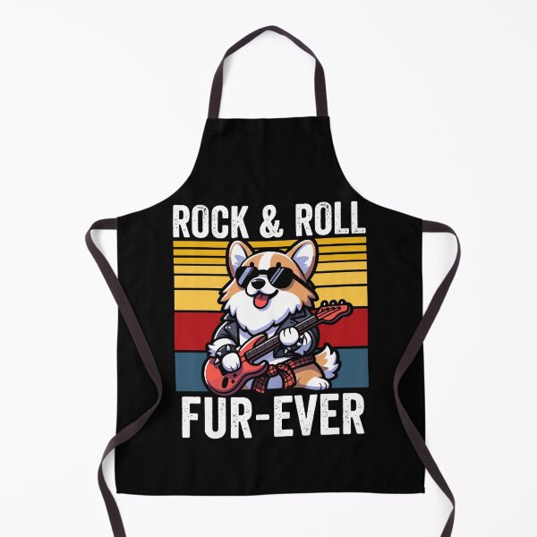 Item preview, Rock and Roll Fur Ever Corgi Rocker designed and sold by DetourShirts.