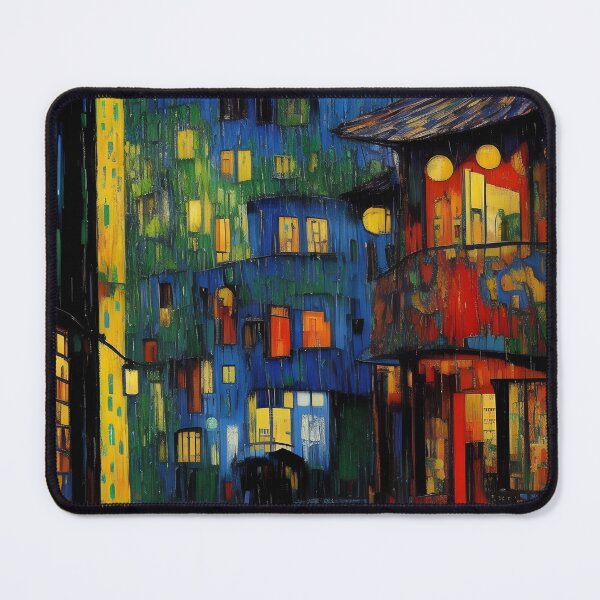 Item preview, Rainy Street at Night designed and sold by enhan.