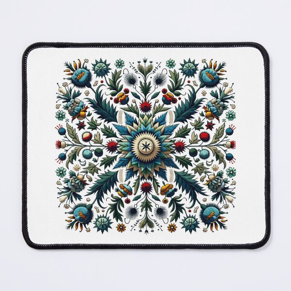 Item preview, Aquatic Sea Holly - A Nautical tribute to Kashubian Folklore designed and sold by DesignPoland.