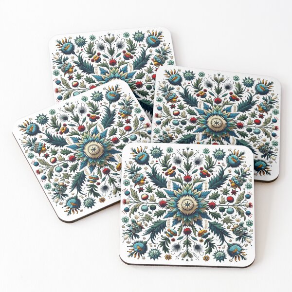 Item preview, Aquatic Sea Holly - A Nautical tribute to Kashubian Folklore designed and sold by DesignPoland.
