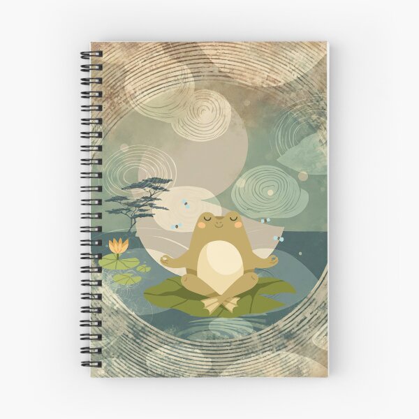 Item preview, Cute Frog Feeling Those Cool, Zen Vibes designed and sold by Cuteanimalgifts.