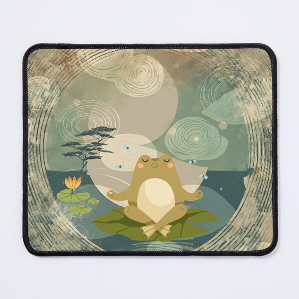 Item preview, Cute Frog Feeling Those Cool, Zen Vibes designed and sold by Cuteanimalgifts.
