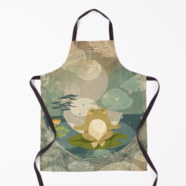 Item preview, Cute Frog Feeling Those Cool, Zen Vibes designed and sold by Cuteanimalgifts.
