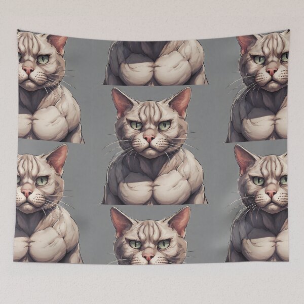 Item preview, Bodybuilder Cat 2045 designed and sold by ChoptPrs.