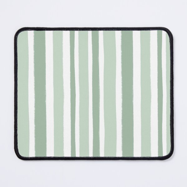 Item preview, Sage Green and White Multi Stripes Freehand designed and sold by OneThreeSix.