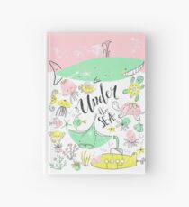 Under the sea. Ocean animals, scandinavian style Hardcover Journal