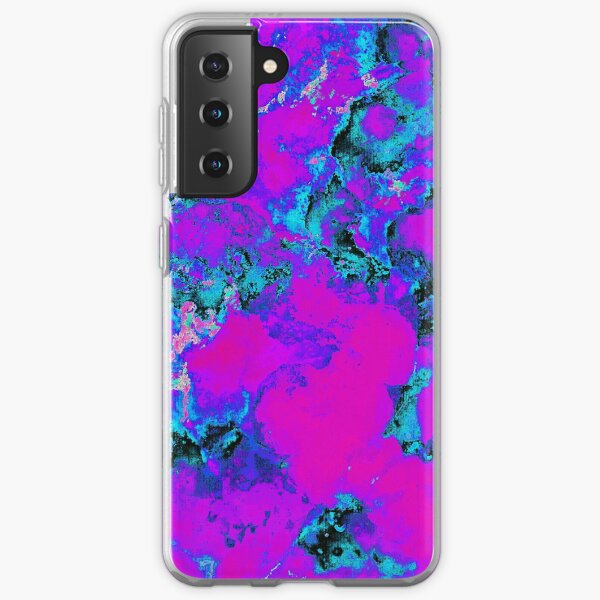 Aesthetic Trippy Purple Wallpaper Samsung Galaxy Soft Case