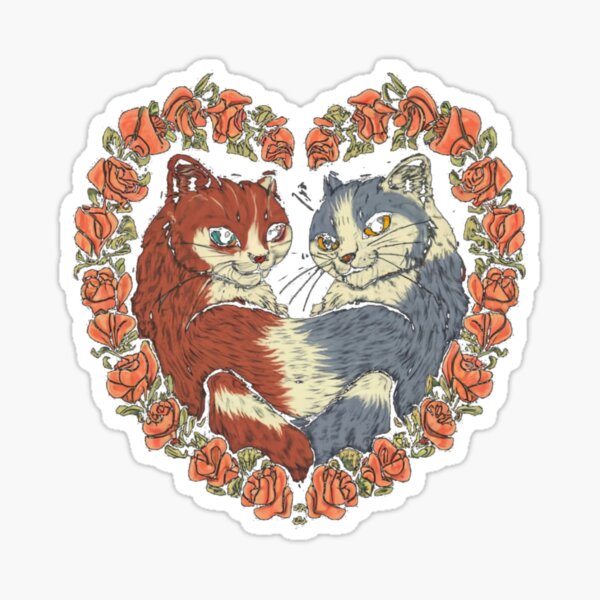 Item preview, Valentine Cats designed and sold by Design0Burst.