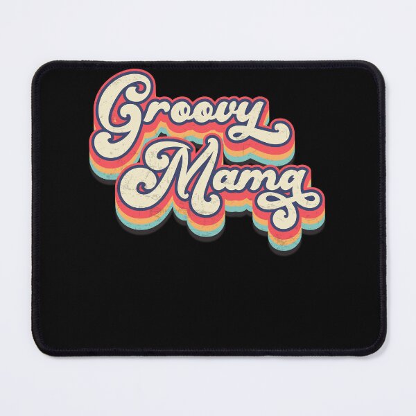 Item preview, Groovy Mama Retro Hippie Women Vintage Style Graphic Design designed and sold by MobyStickers.