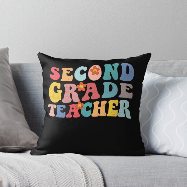 Item preview, Second Grade Teacher Summer Graduation School Groovy Vintage designed and sold by MobyStickers.